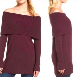 Halogen (off the shoulder or cowl) sweater